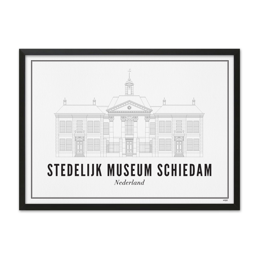 Poster van Stedelijk Museum Schiedam | WIJCK. 